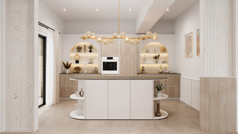 Une cuisine au design minimaliste : un choix délibéré pour une décoration réussie