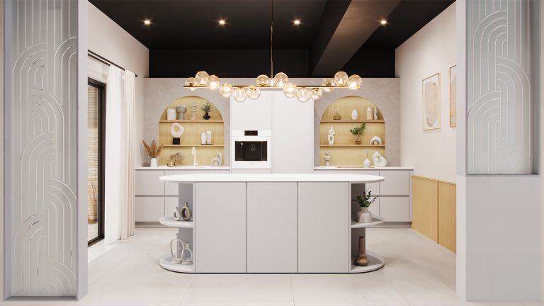 Seta blanc, Terra Travertin & Stria Milano
